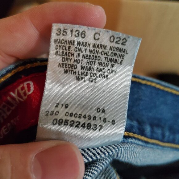 Levis Jeans Womens 18 Blue 550 Relaxed Fit Tapered Leg Classic Denim - Picture 5 of 13